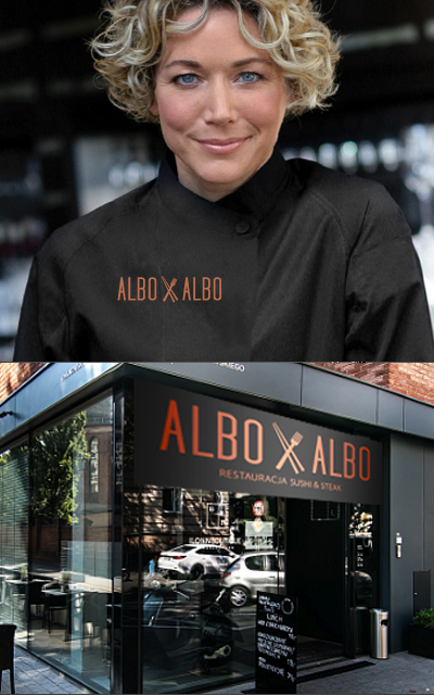 Identyfikacja graficzna dla restauracji ALBO ALBO